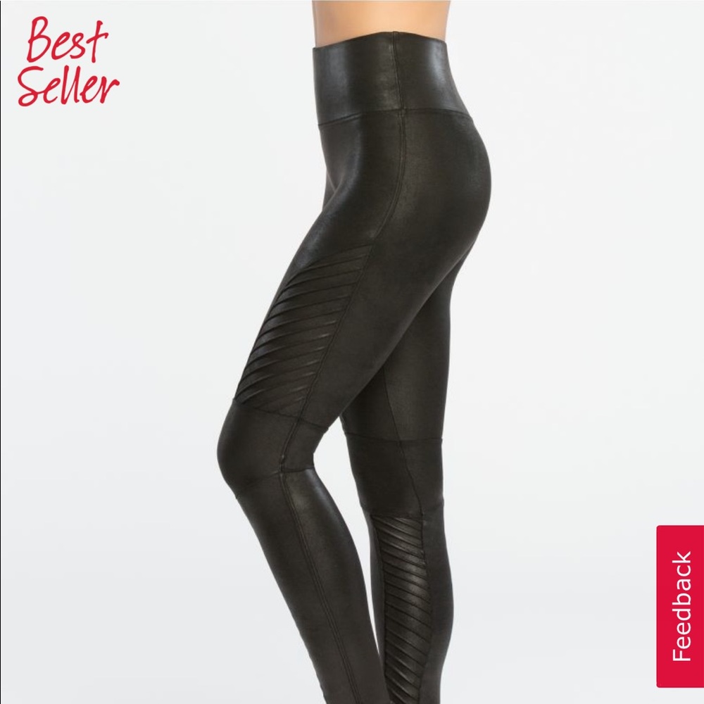 Faux Leather Moto Leggings